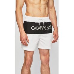 Calvin Klein Jeans - Kąpielówki. Białe kąpielówki Calvin Klein Jeans, m, bez wzorów, z jeansu. W wyprzedaży za 219.90 zł.