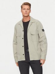 Calvin Klein Koszula K10K109920 Beżowy Regular Fit. Brązowe koszule CALVIN KLEIN, m, bez wzorów, z bawełny, bez kołnierzyka, bez ramiączek. Za 519.99 zł.