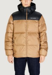 Kurtka puchowa Mężczyzna COLUMBIA Puffect™ II Hooded. Brązowe kurtki Columbia, na zimę, l, bez wzorów, z nylonu, bez kaptura. Za 789.50 zł.