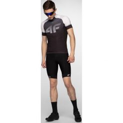 Koszulka rowerowa męska RKM151 - głęboka czerń. Bielizna termoaktywna marki 4F. Za 169.99 zł.