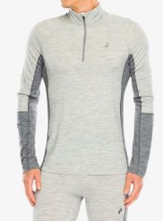 Bluza termoaktywna Peak Performance Magic Half Zip Wool-Blend BL. Szare bielizna termoaktywna Peak Performance, l, bez wzorów, z elastanu, bez ramiączek, narciarskie. Za 324.49 zł.
