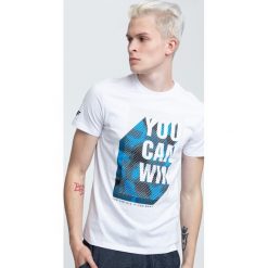 T-shirt męski TSM014 - biały. T-shirty marki Under Armour. W wyprzedaży za 44.99 zł.