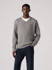 Levi's Sweter w kolorze szarym rozmiar: M. Szare swetry nierozpinane Levi's®, m, bez wzorów, z wełny, bez kołnierzyka, bez ramiączek. Za 134.45 zł.