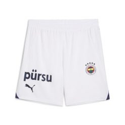 Męskie szorty Fenerbahçe SK 24/25 PUMA White Blue Violet. Białe szorty Puma, l, bez wzorów, sportowe. Za 213.50 zł.