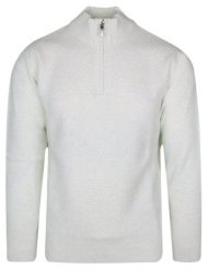 Sweter Wełniany Beżowy z Wysokim Dekoltem Góra Zapinana na Zamek, Ciepły -DEVIR. Brązowe swetry rozpinane Devir, s, bez wzorów, z wełny, bez kołnierzyka, bez ramiączek. Za 259.00 zł.