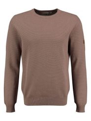 KEY LARGO Sweter "Episode" w kolorze jasnobrązowym rozmiar: M. Brązowe swetry nierozpinane Key Largo, m, bez wzorów, z bawełny, bez kołnierzyka, bez ramiączek. Za 109.52 zł.