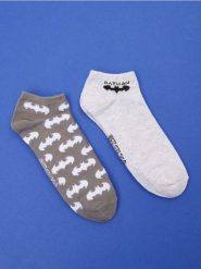 Skarpetki stopki 2 pack Batman - wielobarwny. Skarpety Sinsay, bez wzorów. Za 12.99 zł.