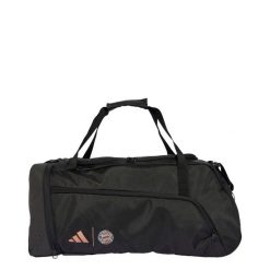 Torba FC Bayern Away Duffel. Brązowe torby na ramię Adidas, bez wzorów, z materiału, na ramię, bez dodatków. Za 289.20 zł.