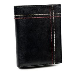 Portfel męski czarny Always Wild N20194-VTK-D BLACK. Czarne portfele Always Wild, bez wzorów, ze skóry. Za 45.99 zł.