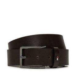 Pasek Męski Tommy Hilfiger. Brązowe paski Tommy Hilfiger, bez wzorów. Za 159.99 zł.