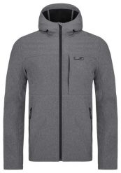 Męska kurtka softshell Loap Luskan szara 2XL. Szare kurtki LAP, na zimę, m, bez wzorów, z elastanu, bez kaptura. Za 273.99 zł.