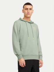 Jack&Jones Bluza Simon 12269353 Zielony Standard Fit. Zielone bluzy Jack&Jones, l, bez wzorów, z bawełny, bez kaptura. Za 69.99 zł.