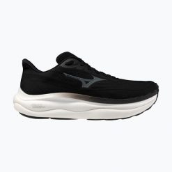 Buty do biegania męskie Mizuno Wave Sky 9. Białe buty do biegania Mizuno, bez wzorów, bez zapięcia, do biegania, mizuno wave. Za 619.99 zł.