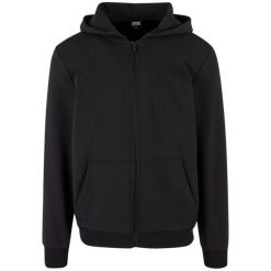 Bluza Męska Cozy Full Zip. Czarne bluzy Urban Classics, m, bez wzorów, bez kaptura. Za 186.99 zł.