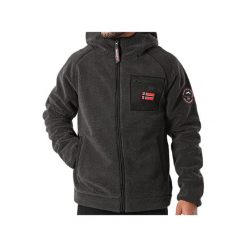 Kurtka turystyczna męska Geographical Norway Udaf. Czarne kurtki Geographical Norway, m, bez wzorów, z poliesteru, z kapturem. Za 304.70 zł.