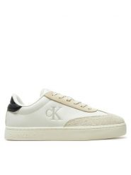 Calvin Klein Jeans Sneakersy YM0YM00885 Biały. Białe buty sportowe casual Calvin Klein Jeans, bez wzorów, z jeansu, bez zapięcia. Za 359.99 zł.