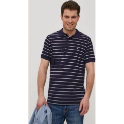 Cross Jeans - Polo. Niebieskie koszulki polo Cross Jeans, l, bez wzorów, z dzianiny, bez kołnierzyka, bez ramiączek. W wyprzedaży za 69.90 zł.