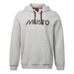 Bluza z kapturem Musto Logo. Szare bluzy Musto, bez wzorów, z kapturem. Za 384.50 zł.