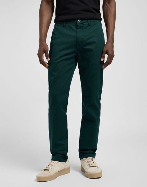 MESKIE SPODNIE LEE REGULAR CHINO JADE FOREST 112370607. Eleganckie spodnie Lee, l, z materiału. Za 219.99 zł.