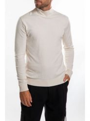 Takeshy Kurosawa Sweter "Lupetto" | 83389 | Lupetto | Mężczyzna | Kremowy. Białe swetry nierozpinane Takeshy Kurosawa, m, bez wzorów, z poliamidu, bez kołnierzyka, bez ramiączek. W wyprzedaży za 319.00 zł.