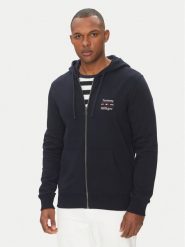 Tommy Hilfiger Bluza MW0MW39250 Granatowy Regular Fit. Niebieskie bluzy Tommy Hilfiger, l, bez wzorów, z bawełny, bez kaptura. Za 419.99 zł.