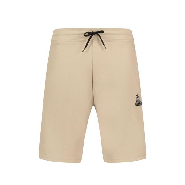 Szorty Le Coq Sportif Tech SP N°1. Brązowe krótkie spodenki sportowe le coq sportif, l, bez wzorów, z materiału. Za 270.40 zł.