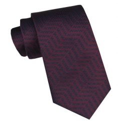 Elegancki i Modny Krawat Jedwabny - Alties - Bordowy z Regularnym Wzorem. Czerwone krawaty i muchy Alties, bez wzorów, z jedwabiu. Za 115.00 zł.