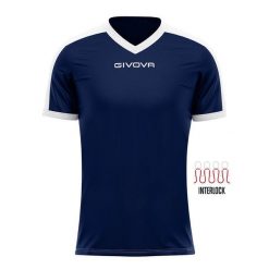 Koszulka piłkarska dla dorosłych Givova Revolution Interlock. Białe t-shirty sportowe Givova, bez wzorów, bez ramiączek, do biegania. Za 32.50 zł.