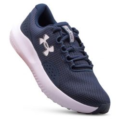 Buty do biegania męskie UNDER ARMOUR Surge 4. Niebieskie buty do biegania Under Armour, bez wzorów, bez zapięcia, do biegania. Za 189.99 zł.