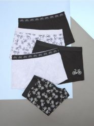 Bokserki z motywem roweru 5 pack - wielobarwny. Bokserki Sinsay, l, bez wzorów. Za 35.99 zł.