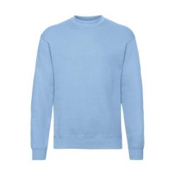 Bluza Fruit of the Loom Classic. Niebieskie bluzy Fruit of the Loom, m, bez wzorów, bez kaptura. Za 64.25 zł.