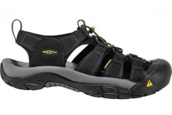 Buty trekkingowe męskie Keen Newport H2. Czarne buty turystyczne Keen, bez wzorów, z materiału, bez zapięcia, trekkingowe. Za 572.50 zł.