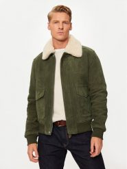 SCHOTT N.Y.C. Kurtka skórzana LC2410S Zielony Regular Fit. Zielone kurtki SCHOTT N.Y.C., m, bez wzorów, ze skóry, bez kaptura. Za 1,679.00 zł.