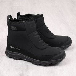 Śniegowce męskie wodoodporne DK 15080. Śniegowce DK, ze skóry ekologicznej, bez zapięcia. Za 209.99 zł.