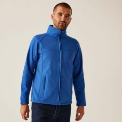Softshell roboczy męski Uproar. Niebieskie kurtki softshell Regatta, m, bez wzorów, z softshellu, bez kaptura. Za 429.99 zł.