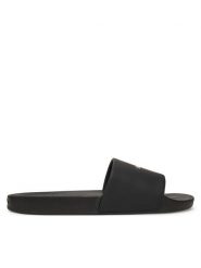 Calvin Klein Klapki Pool Slide W/ Ck Square HM0HM01754 Czarny. Czarne klapki CALVIN KLEIN, ze skóry. Za 159.99 zł.