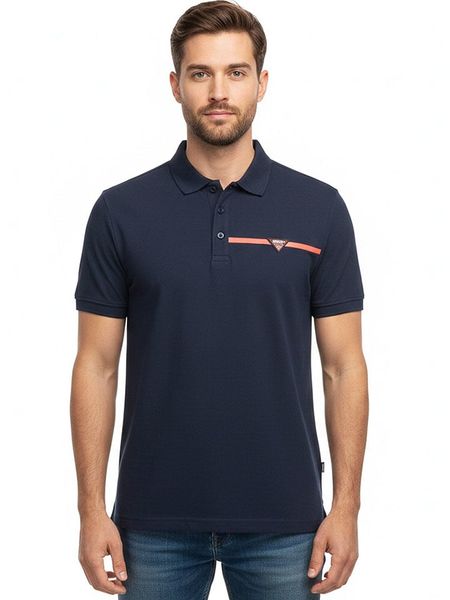 Geographical Norway Koszulka polo "Kelif" w kolorze granatowym rozmiar: S. Niebieskie koszulki polo Geographical Norway, s, bez wzorów, z bawełny, bez kołnierzyka, bez ramiączek. Za 88.95 zł.
