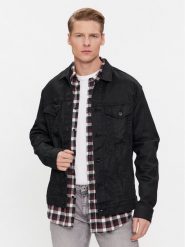 Pepe Jeans Kurtka jeansowa Pinners PM402885 Czarny Regular Fit. Czarne kurtki Pepe Jeans, m, bez wzorów, z bawełny, bez kaptura. Za 389.99 zł.