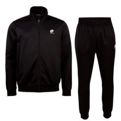 Dres męski Lotto MEN TRAINING SUIT. Czarne komplety dresowe Lotto, m, bez wzorów, z dresówki, bez ramiączek. W wyprzedaży za 169.00 zł.