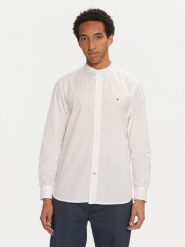 Tommy Hilfiger Koszula MW0MW30494 Biały Regular Fit. Białe koszule Tommy Hilfiger, m, bez wzorów, z bawełny, bez kołnierzyka, bez ramiączek. Za 229.99 zł.