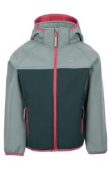 Trespass Hanbury - kurtka softshell unisex Pine. Zielone kurtki Trespass, na zimę, l, bez wzorów, z futra. Za 115.75 zł.