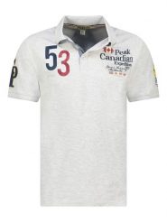 Canadian Peak Koszulka polo "Kelaneak" w kolorze szarym rozmiar: M. Szare koszulki polo Canadian Peak, m, bez wzorów, z bawełny, bez kołnierzyka, bez ramiączek. Za 86.99 zł.