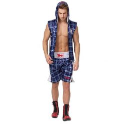 Szorty bokserskie Lonsdale Spaxton. Niebieskie szorty Lonsdale, m, bez wzorów, z satyny, sportowe. Za 291.00 zł.