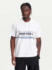 Pepe Jeans Polo Red Bull Racing Moto Panel RM540017 Biały Regular Fit. Białe koszulki polo Pepe Jeans, m, bez wzorów, z bawełny, bez kołnierzyka, bez ramiączek. Za 489.99 zł.