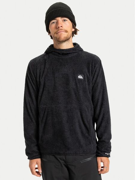 Quiksilver Polar Warm Up Hoodie EQYPF03079 Czarny Regular Fit. Czarne bluzy z polaru Quiksilver, l, bez wzorów, z polaru, bez kaptura. Za 459.99 zł.