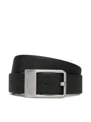 Calvin Klein Pasek Męski Faceted Buckle 35Mm Adj/Rev LV04D7010G Czarny. Czarne paski CALVIN KLEIN, bez wzorów, ze skóry. Za 259.99 zł.