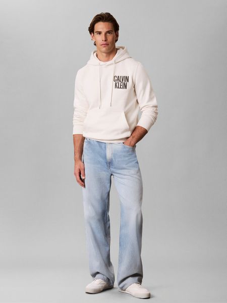Calvin Klein Jeans bluza z kapturem Mężczyźni Bawełna biały, L. Białe bluzy z kapturem Calvin Klein Jeans, l, bez wzorów, z bawełny, z kapturem. Za 409.95 zł.