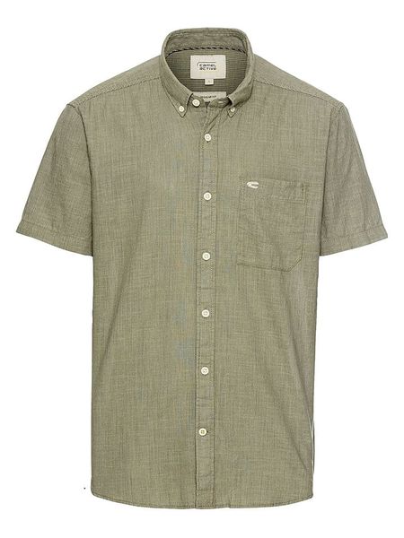 Camel Active Koszula - Regular fit - w kolorze khaki rozmiar: S. Brązowe koszule Camel Active, s, bez wzorów, z bawełny, bez kołnierzyka, bez ramiączek. Za 78.66 zł.
