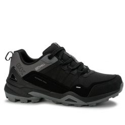 Buty męskie sportowe trekkingowe turystyczne DK VENOM SOFTSHELL. Czarne buty turystyczne DK, na jesień, bez wzorów, z materiału, bez zapięcia, trekkingowe. Za 199.00 zł.