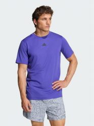 Adidas Koszulka techniczna D4T Primelift 3 Stripes KS1145 Fioletowy Regular Fit. Fioletowe t-shirty sportowe Adidas, bez wzorów, bez ramiączek, na fitness i siłownię. Za 218.99 zł.